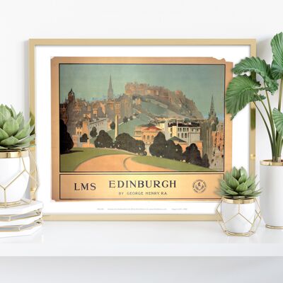 Edinburgh – Lms – 11 x 14 Zoll Premium-Kunstdruck