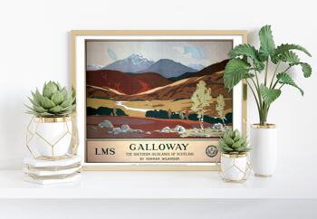 Galloway, les hautes terres du sud de l'Écosse - Impression artistique