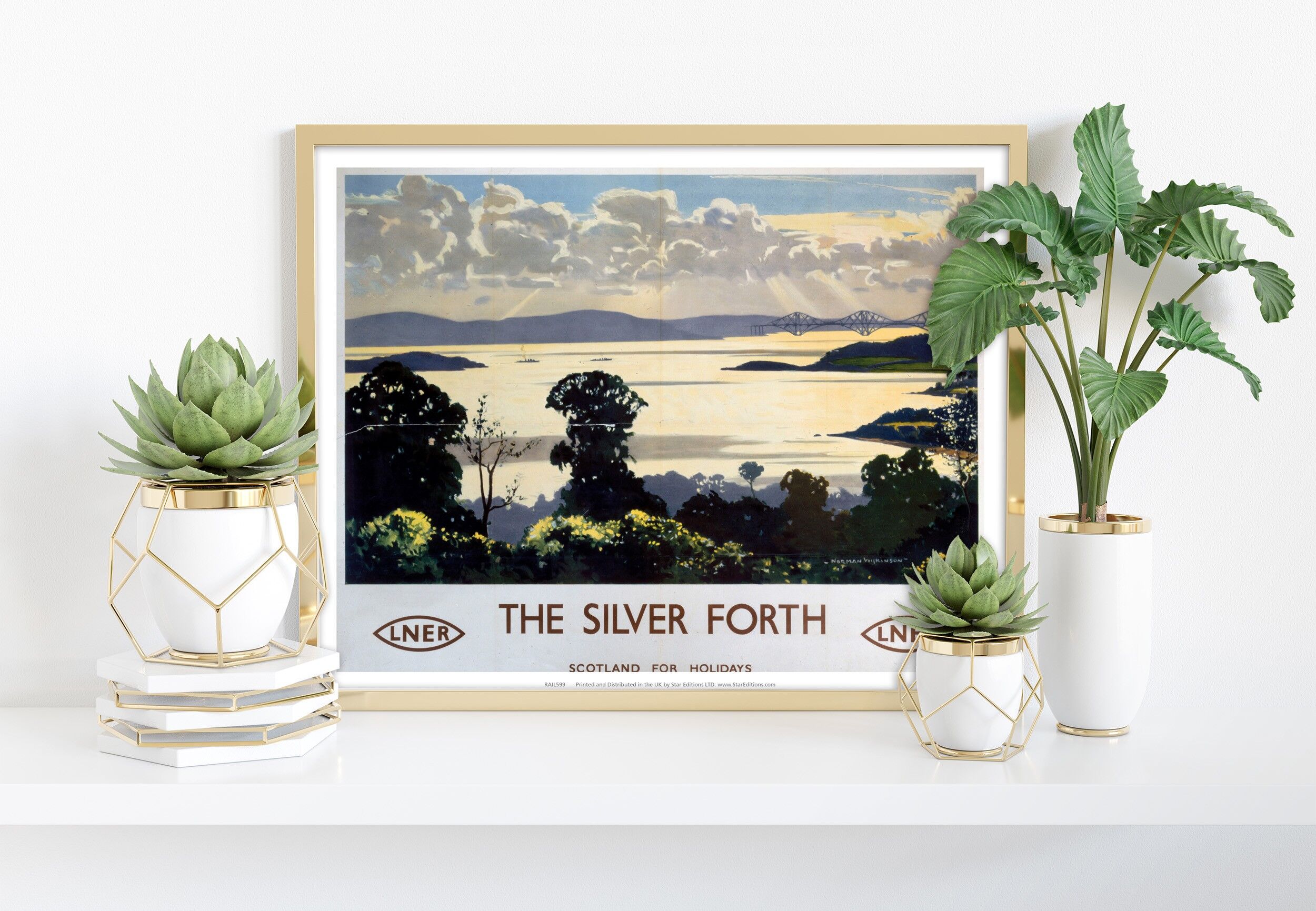 The Silver Forth - Stampa artistica premium 11X14".