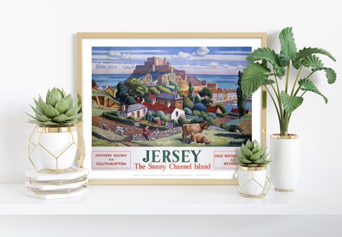 Jersey, The Sunny Channel Island - 11X14” Premium Art Print