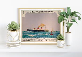 St Julien et St Helier - Great Western Railway Impression artistique