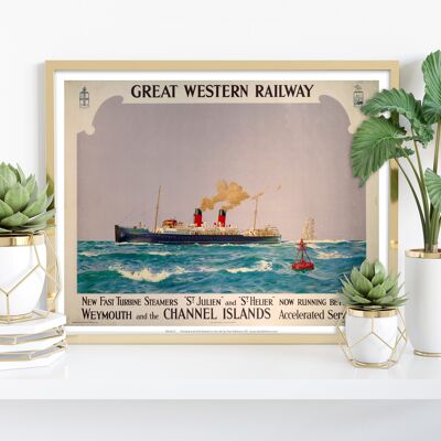St Julien And St Helier - Great Western Railway Art Print