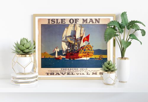 Isle Of Man, Treasure Isle - 11X14” Premium Art Print