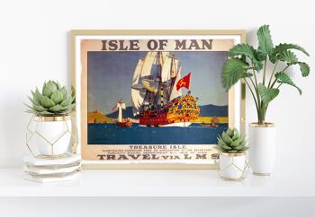 Île de Man, Treasure Isle - 11X14" Premium Art Print