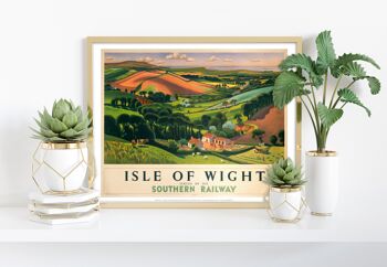 Île de Wight - Southern Railway - 11X14" Premium Art Print