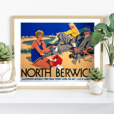North Berwick, Scozia - Stampa d'arte premium 11 x 14".