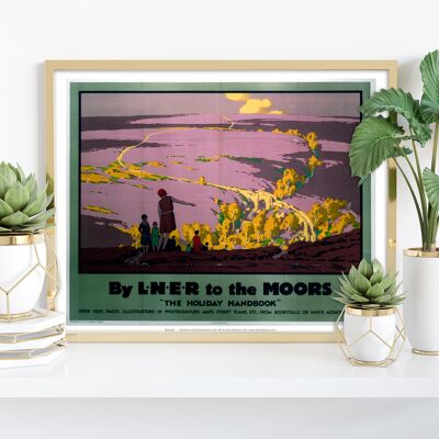 Le manuel de vacances - par Lner To The Moors - Art Print