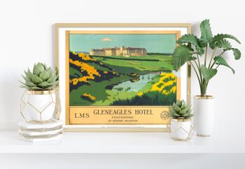 Hôtel Gleneagles, Perthshire - 11X14" Premium Art Print