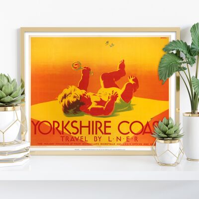 Yorkshire Coast - Baby. Travel By Lner - Premium Art Print