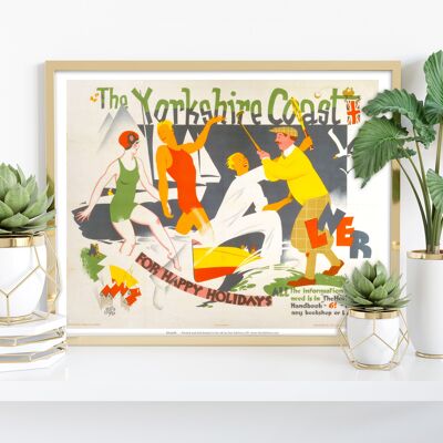 Yorkshire Coast For Happy Holidays – Lner – 11 x 14 Zoll Kunstdruck