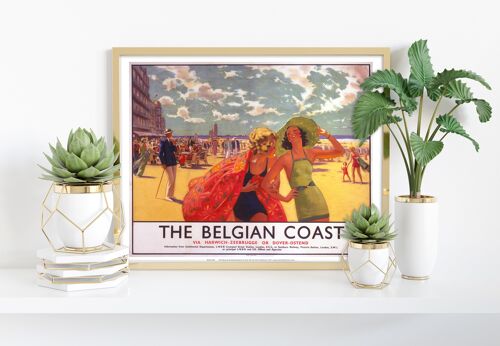 The Belgian Coast Via Harwich - 11X14” Premium Art Print