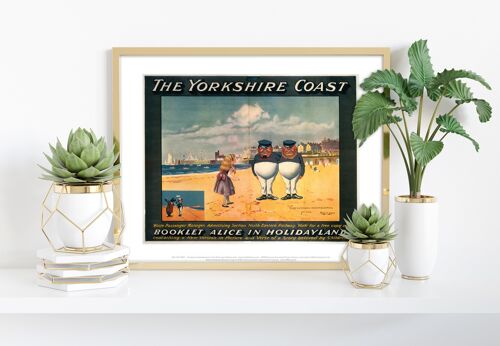 Alice In Holidayland - The Yorkshire Coast - Art Print