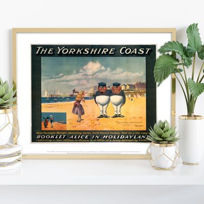 Alice In Holidayland - The Yorkshire Coast - Art Print