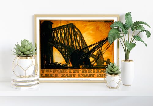 The Forth Bridge - Lner East Coast Route - 11X14” Art Print