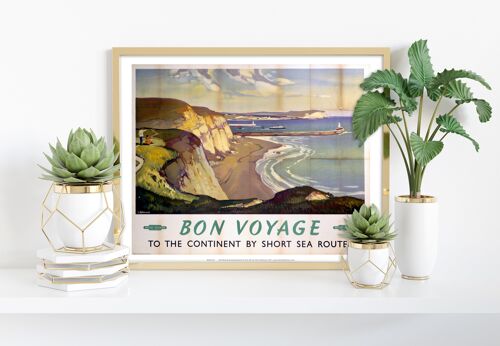 Bon Voyage - Sea Routes British Railways Art Print