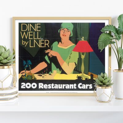 Dine Well By Lner - 11X14” Premium Art Print
