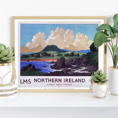 Irlanda del Nord - Lms - 11X14" Stampa d'arte premium