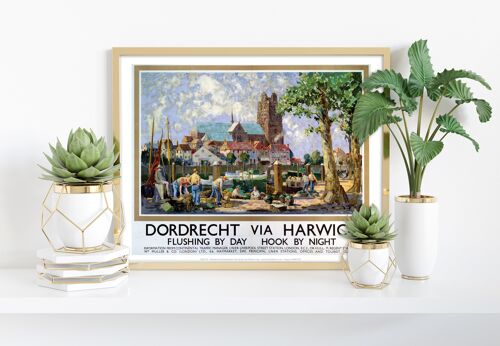 Dordrecht Via Harwich - 11X14” Premium Art Print