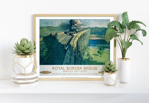 Royal Border Bridge - Berwick-On-Tweed - Premium Art Print