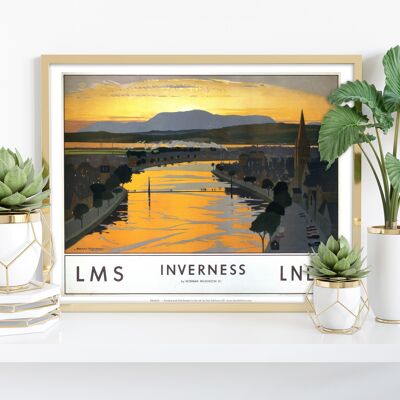 Inverness - Impression d'art haut de gamme 11 x 14 po