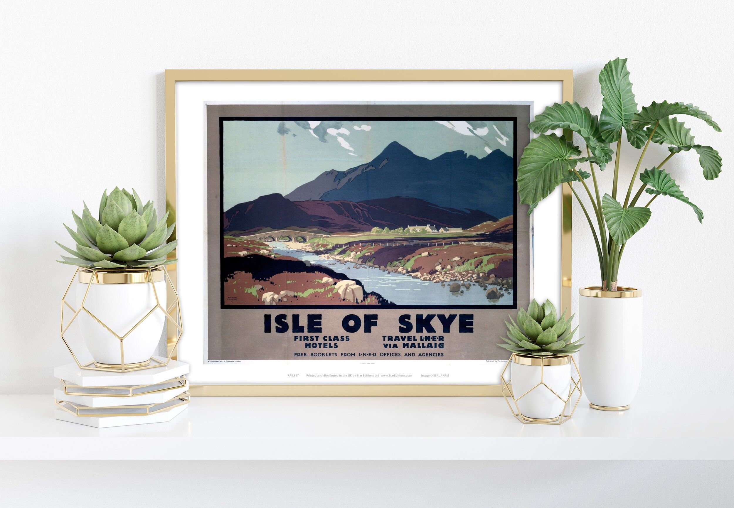 Hotel di prima classe Isola di Skye - Stampa artistica di Lner di Mallaig