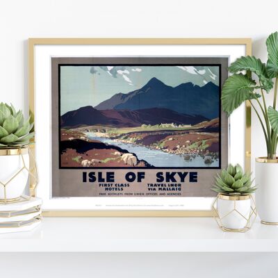 First Class Hotels Isle Of Skye - Lner By Mallaig Art Print