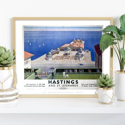 Hastings et St Leonards - Pavillon du bord de mer - Impression artistique