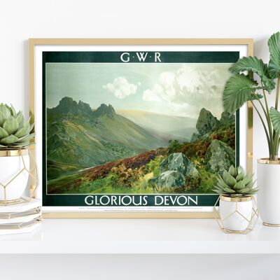 Glorious Devon – Gwr – 11 x 14 Zoll Premium-Kunstdruck