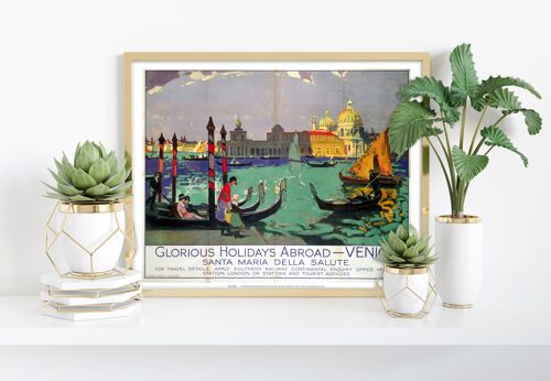 Venice Santa Maria - Glorious Holidays Abroad - Art Print