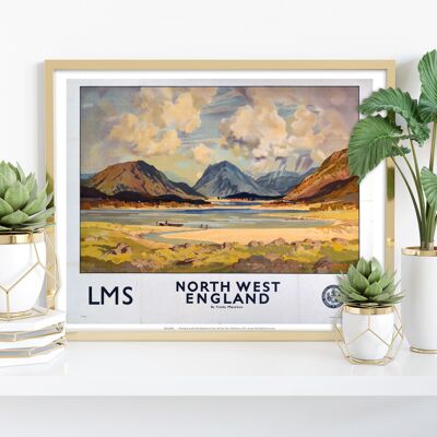 Nordwestengland – Lms – 11 x 14 Zoll Premium-Kunstdruck