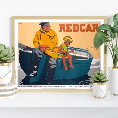 Redcar - Impresión de arte premium de 11X14"