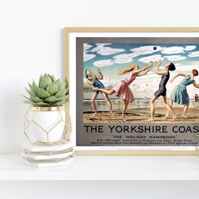 The Yorkshire Coast - Holiday Handbook - Premium Art Print