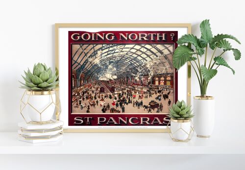St Pancras Station - Going North? - 11X14” Premium Art Print
