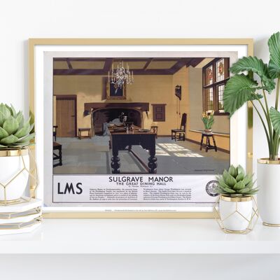 Sulgrave Manor, The Great Dining Hall - Lms - Art Print
