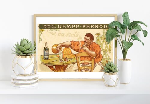 Gemp-Pernod, Absinthe Superieure - 11X14” Premium Art Print