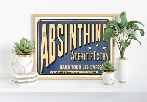Absinthine - Aperitif Extra - 11X14” Premium Art Print