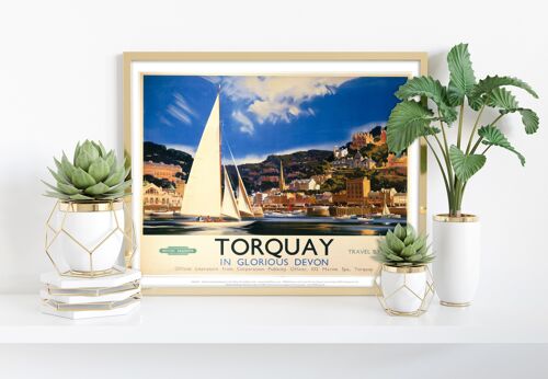 Torquay - In Glorious Devon - 11X14” Premium Art Print
