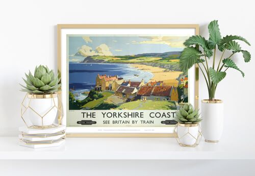 The Yorkshire Coast - Robin Hood's Bay - Premium Art Print