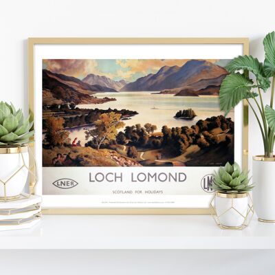 Loch Lomond, Schottland für den Urlaub – Premium-Kunstdruck