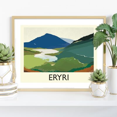 Eryri, Pays de Galles - 11X14" Premium Art Print
