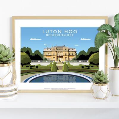 Luton Hoo, Bedfordshire - Impresión de arte premium de 11X14"