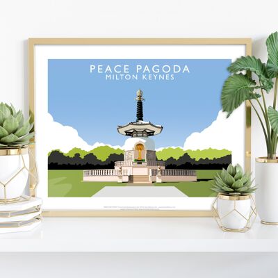 Pagoda de la paz, Milton Keynes- Richard O'Neill Lámina artística