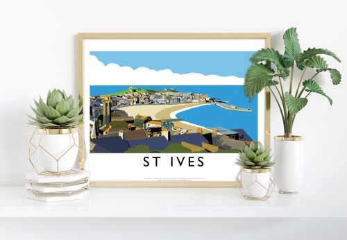 St Ives By Artist Richard O'Neill - 11X14” Premium Art Print