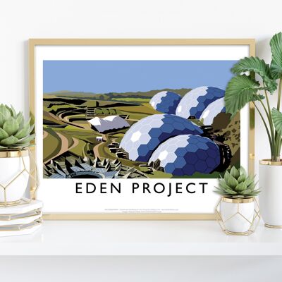 Eden Project par l'artiste Richard O'Neill - Impression d'art premium