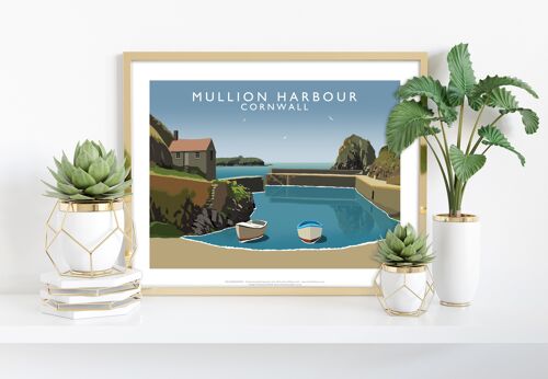 Mullion Harbour, Cornwall - Richard O'Neill Art Print