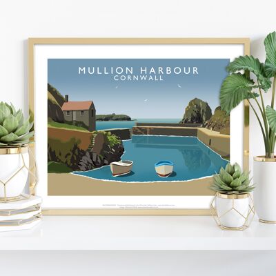Mullion Harbour, Cornovaglia - Stampa artistica di Richard O'Neill