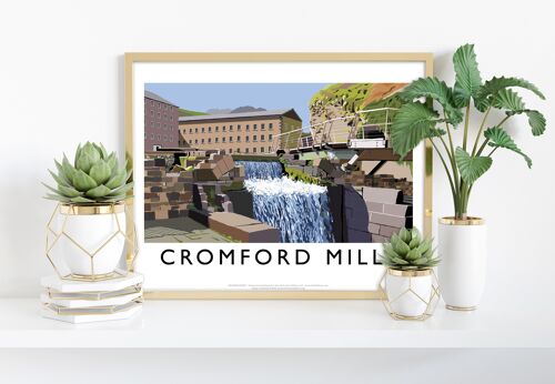 Cromford Mills By Artist Richard O'Neill - 11X14” Art Print