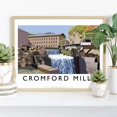 Cromford Mills par l'artiste Richard O'Neill - 11X14" Art Print