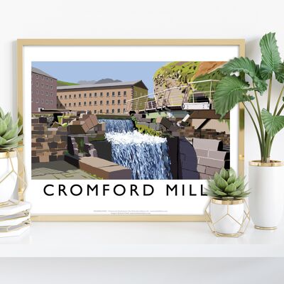 Cromford Mills By Artist Richard O'Neill - 11X14” Art Print