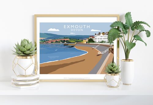 Exmouth, Devon By Artist Richard O'Neill - 11X14” Art Print